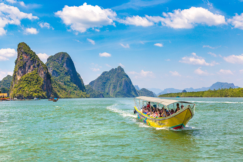 A019 ทัวร์อ่าวพังงาด้วยเรือหางยาวแบบส่วนตัว (ขั้นต่ำ 8 ท่าน)